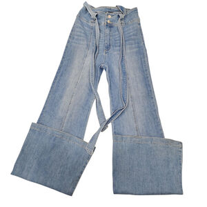 Womens Y2K Flying Tomato Jeans Denim Flared low rise size 1